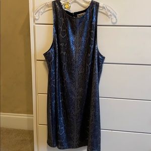 Show me your mumu snakeprint sequin dress M
